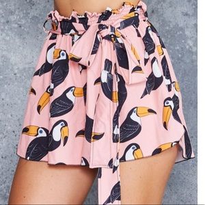 BLACKMILK | toucan flounce shorts